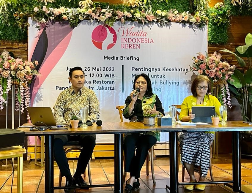 Wanita Indonesia Keren (WIK), menggelar Media Briefing tentang kesehatan mental di Jakarta, Jumat (26/5).