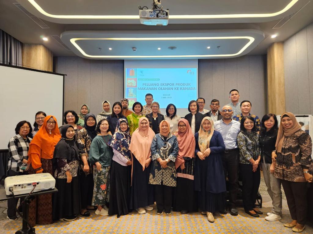 Lokakarya bertemakan ‘Peluang dan Potensi Ekspor Produk Makanan Olahan ke Pasar Kanada’ di Bogor, Jawa Barat. 