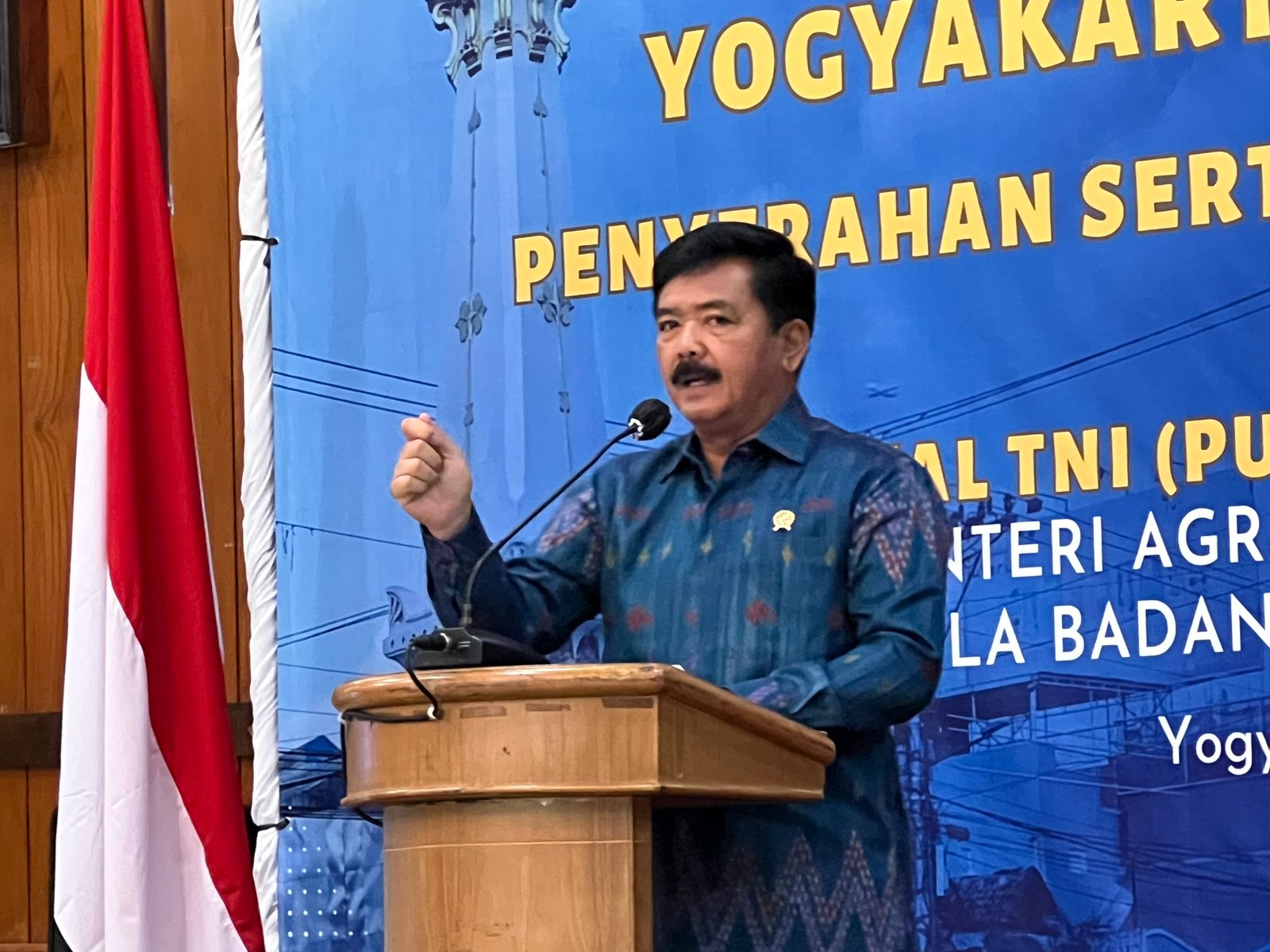 Menteri ATR/BPN Hadi Tjahjanto