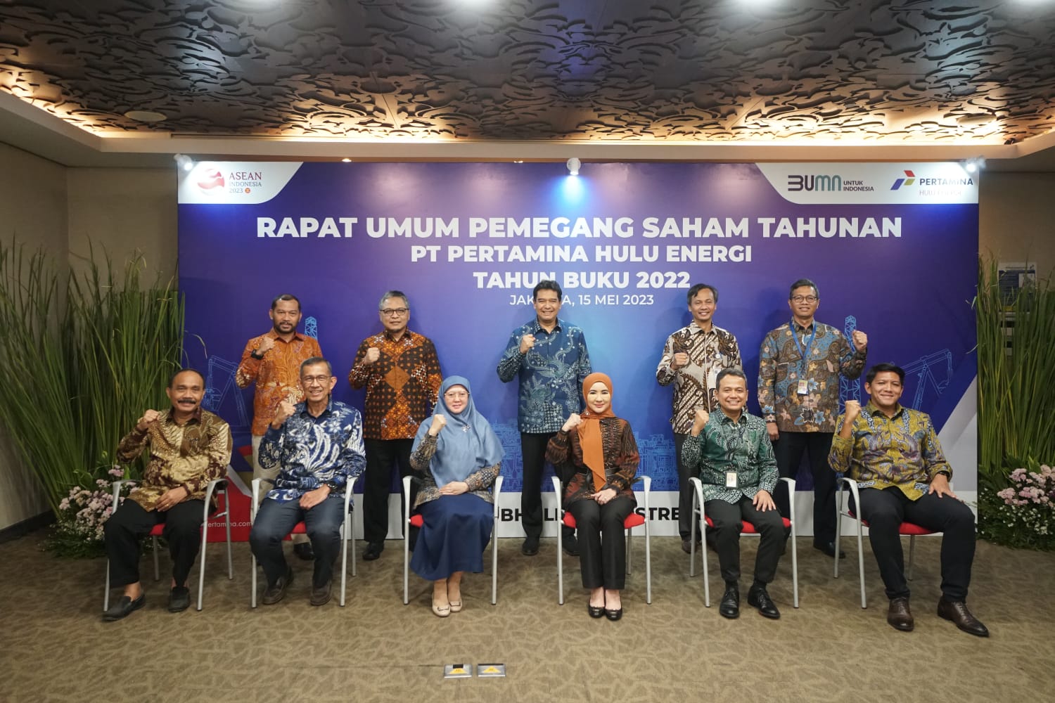 RUPST Pertamina Hulu Energi di Jakarta. . PHE berhasil cetak laba US$4,67 miliar pada 2022