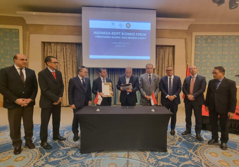Hadiri Forum Bisnis, Mendag Zulkifli Hasan Mou Joint Trade Commitee (JTC) Tingkatkan Perdagangan Saling Menguntungkan Indonesia-Mesir