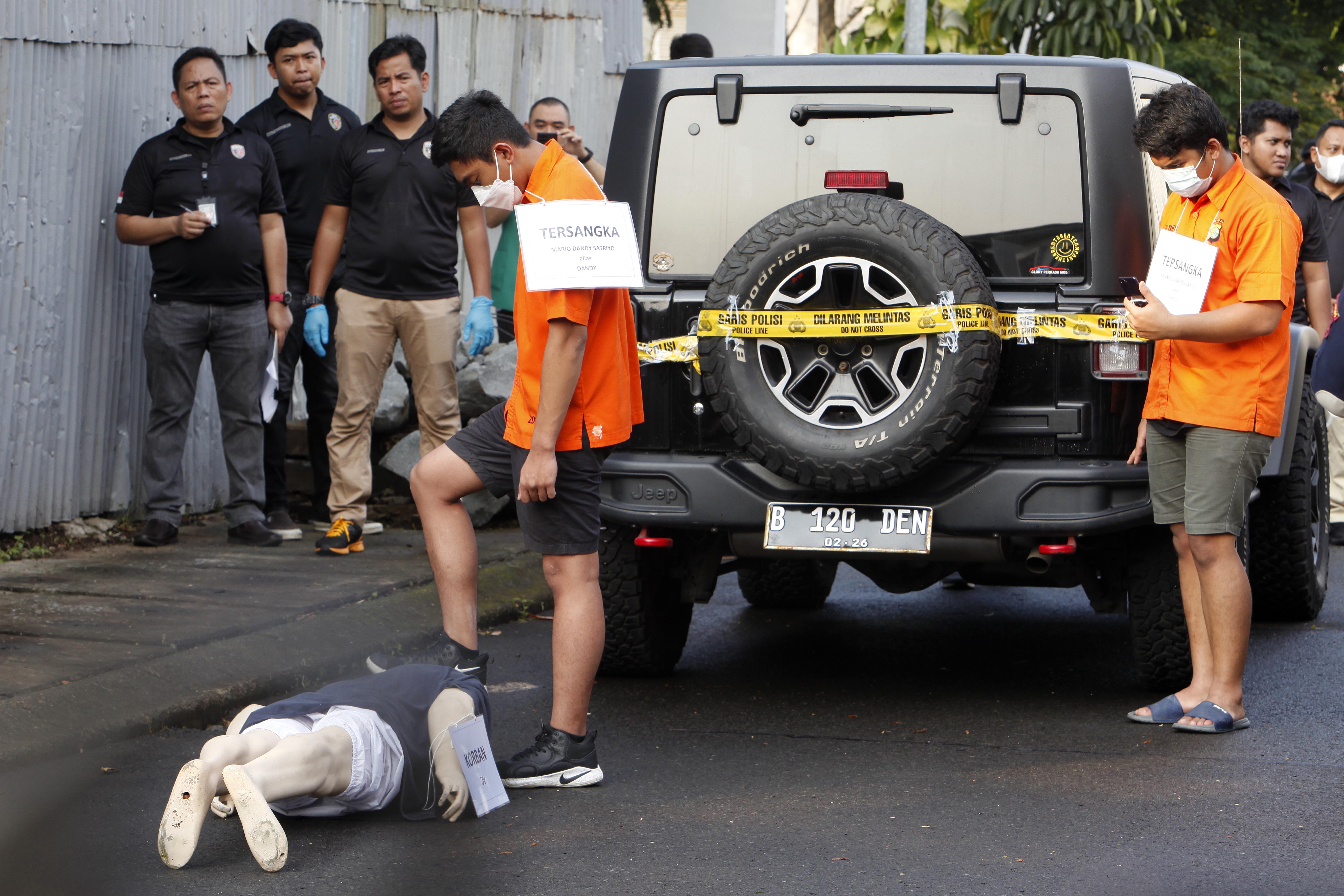 Momen reka ulang penganiayaan David Ozora pada 10 Maret 2023