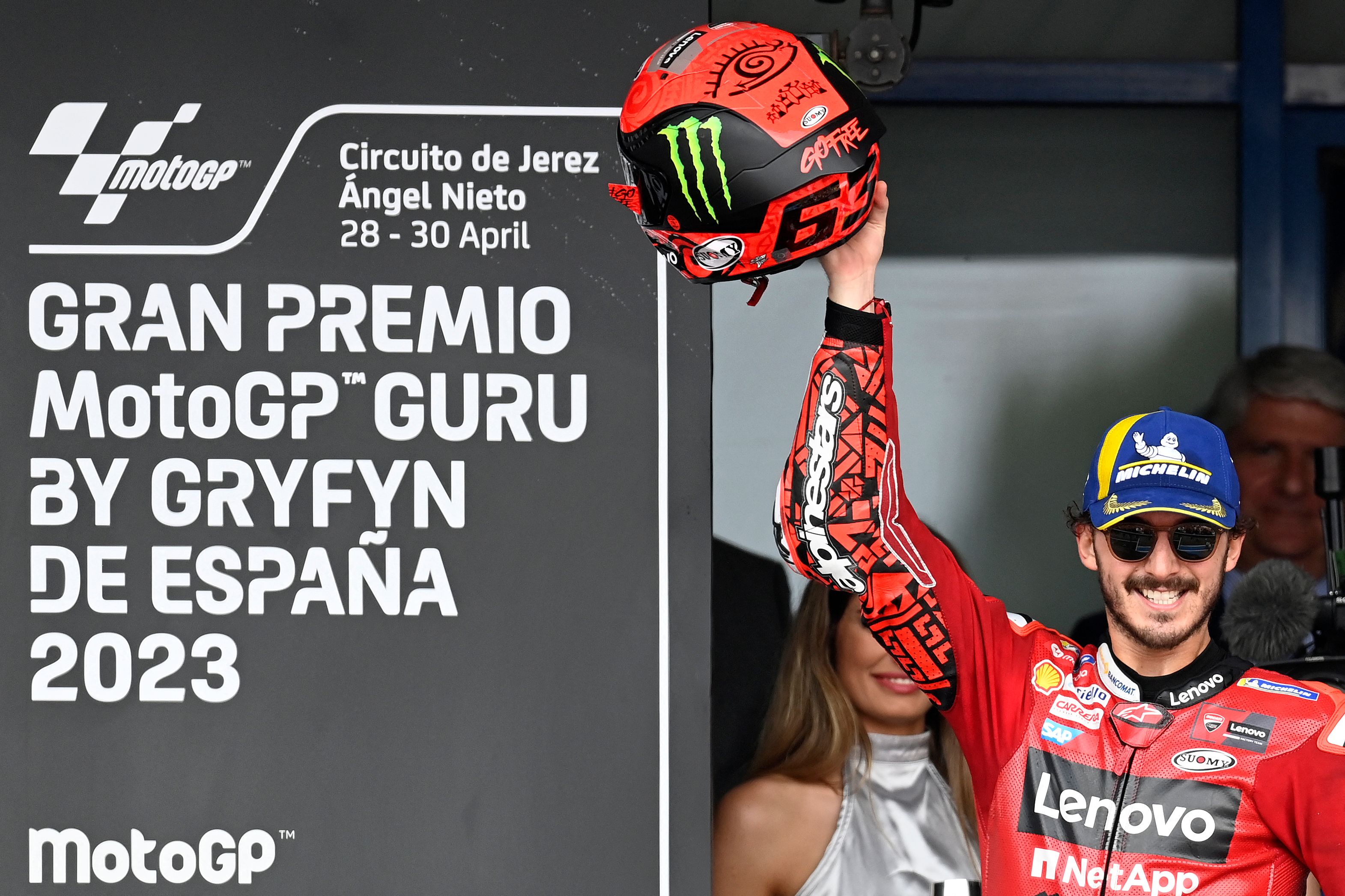 Pembalap Ducati Francesco Bagnaia.