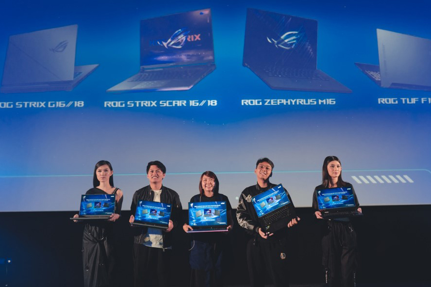 Peluncuran laptop gaming, Asus ROG, di Jakarta, Kamis (4/5).
