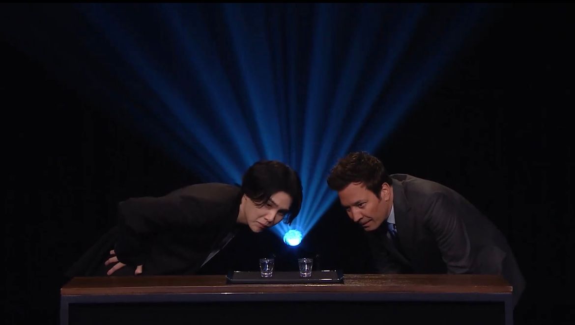 Suga BTS jadi bintang tamu di The Tonight Show starring Jimmy Fallon, Selasa (2/5)