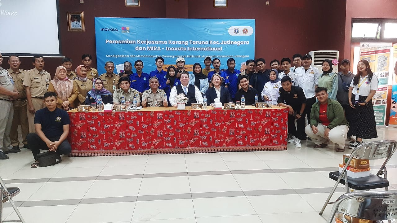 Kerja sama Inovata dengan Karang Taruna di Jakarta Timur untuk pemanfaatan aplikasi MIRA