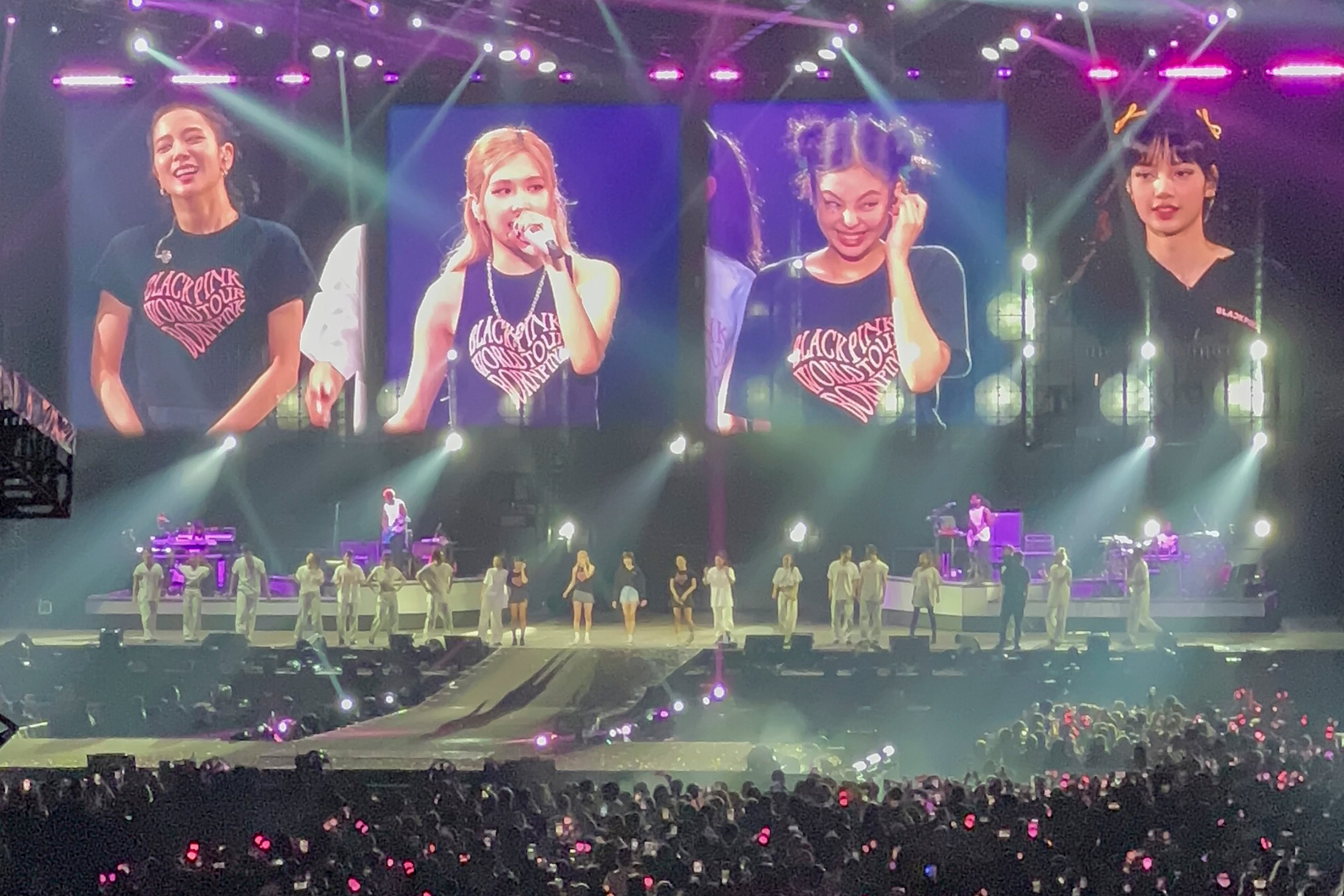 Konser BLACKPINK BORN PINK In Jakarta di Gelora Bung Karno, Jakarta, Sabtu (11/3/2023). 