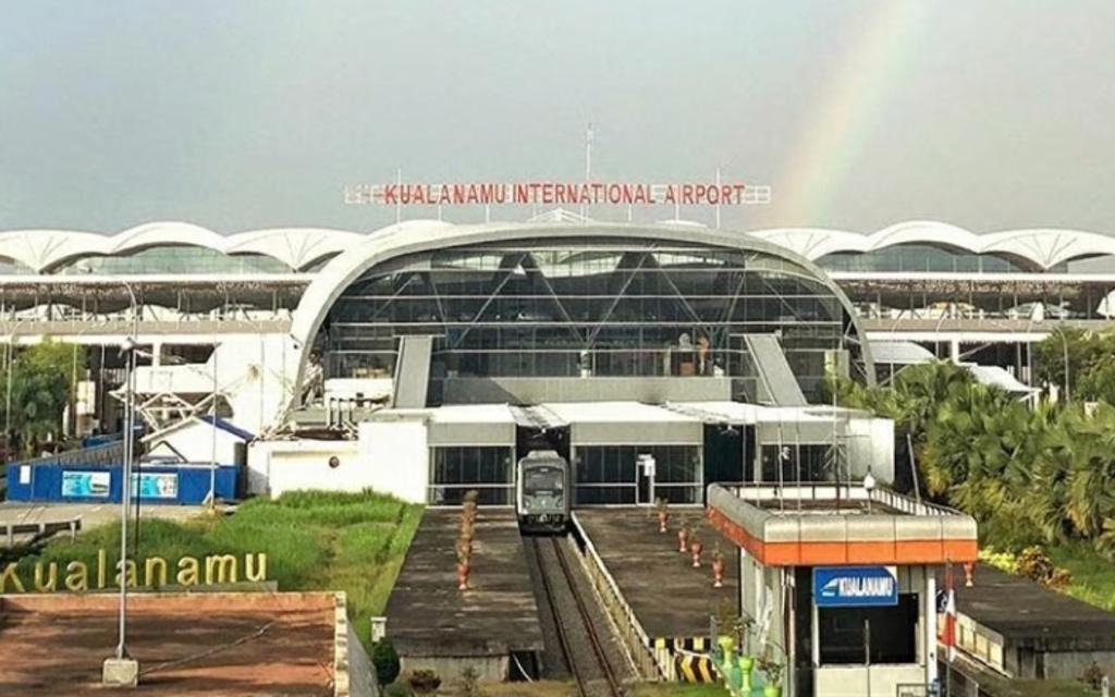 Bandara Internasional Kualanamu di Medan, Sumatra Utara. 
