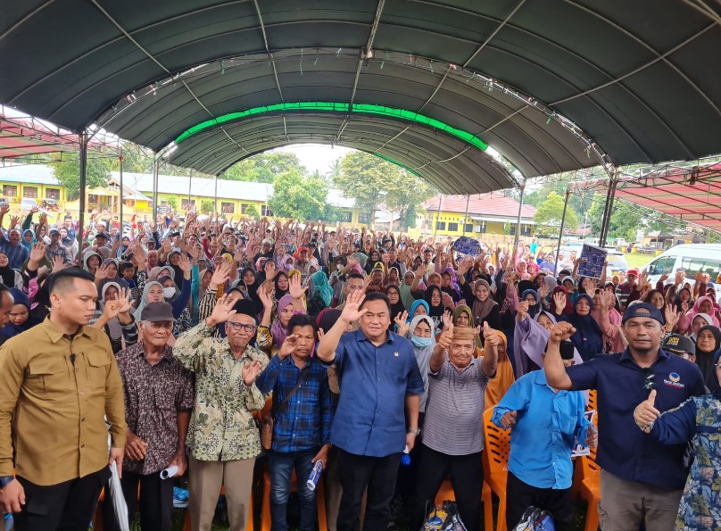 Gobel Ingatkan Kembali Bahaya Pinjol kepada warga Gorontalo