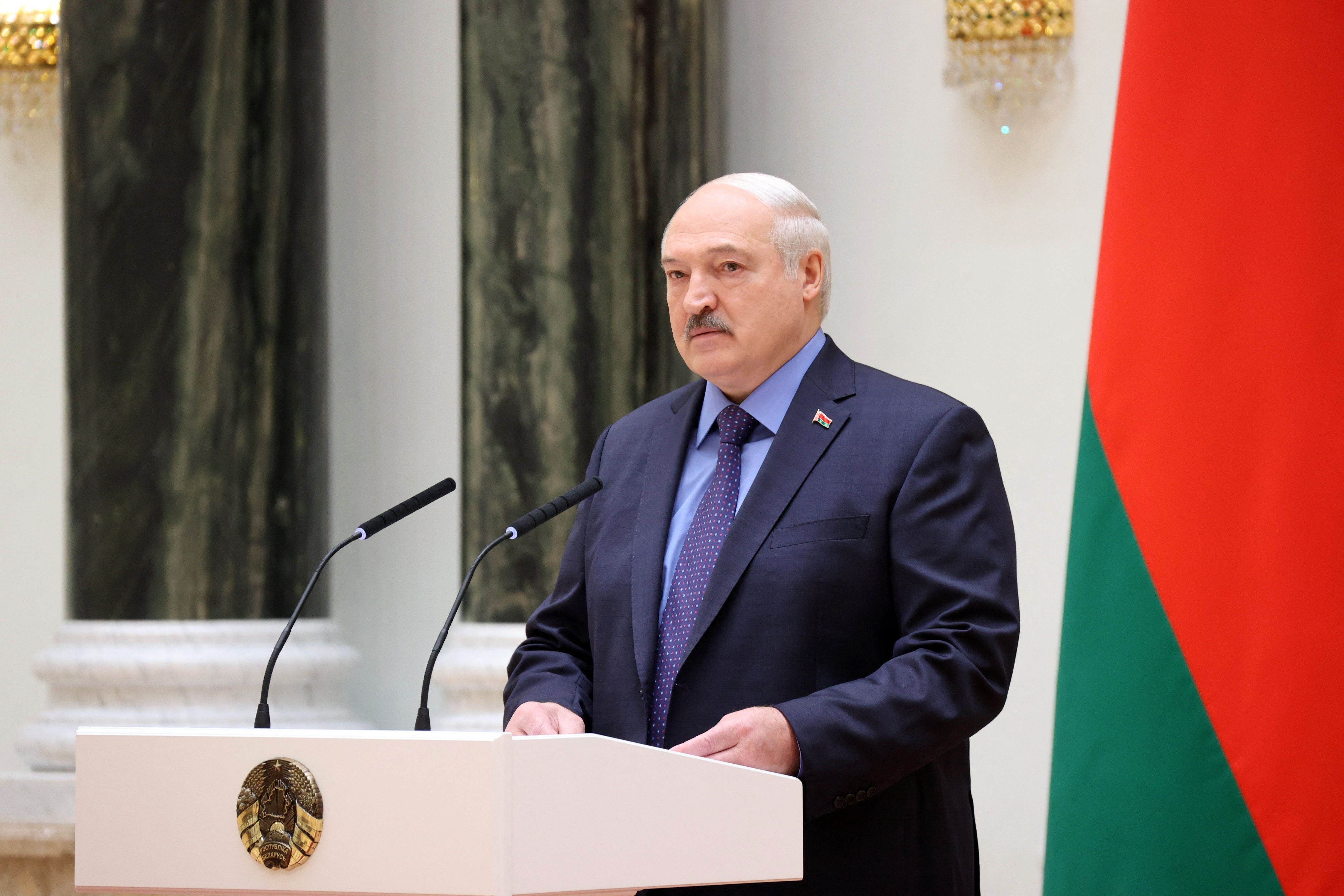Presiden Belarus Alexander Lukashenko.