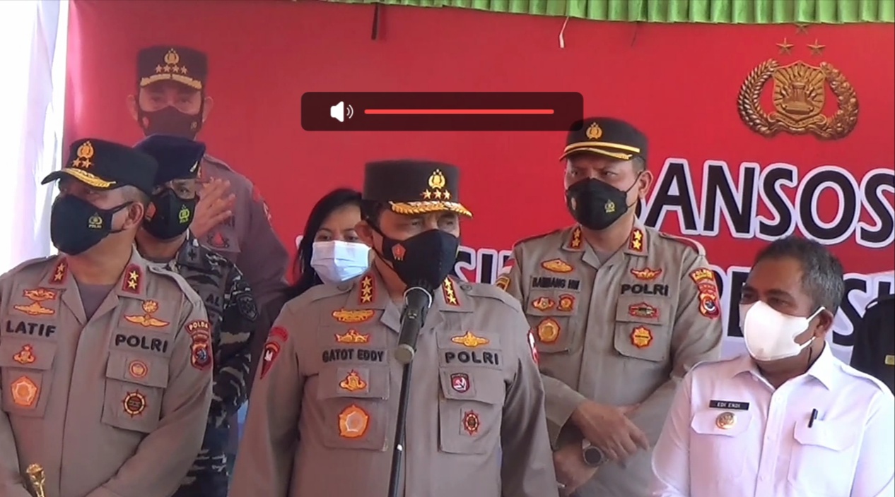 Wakapolri Komjen Gatot Eddy Pramono