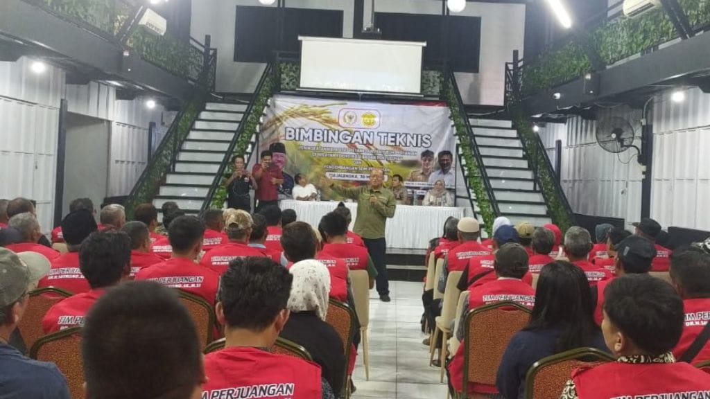 Polbangtan Bogor, Kementan, menggelar Bimtek diikuti 100 petani milenial di Majalengka, Jawa Barat.