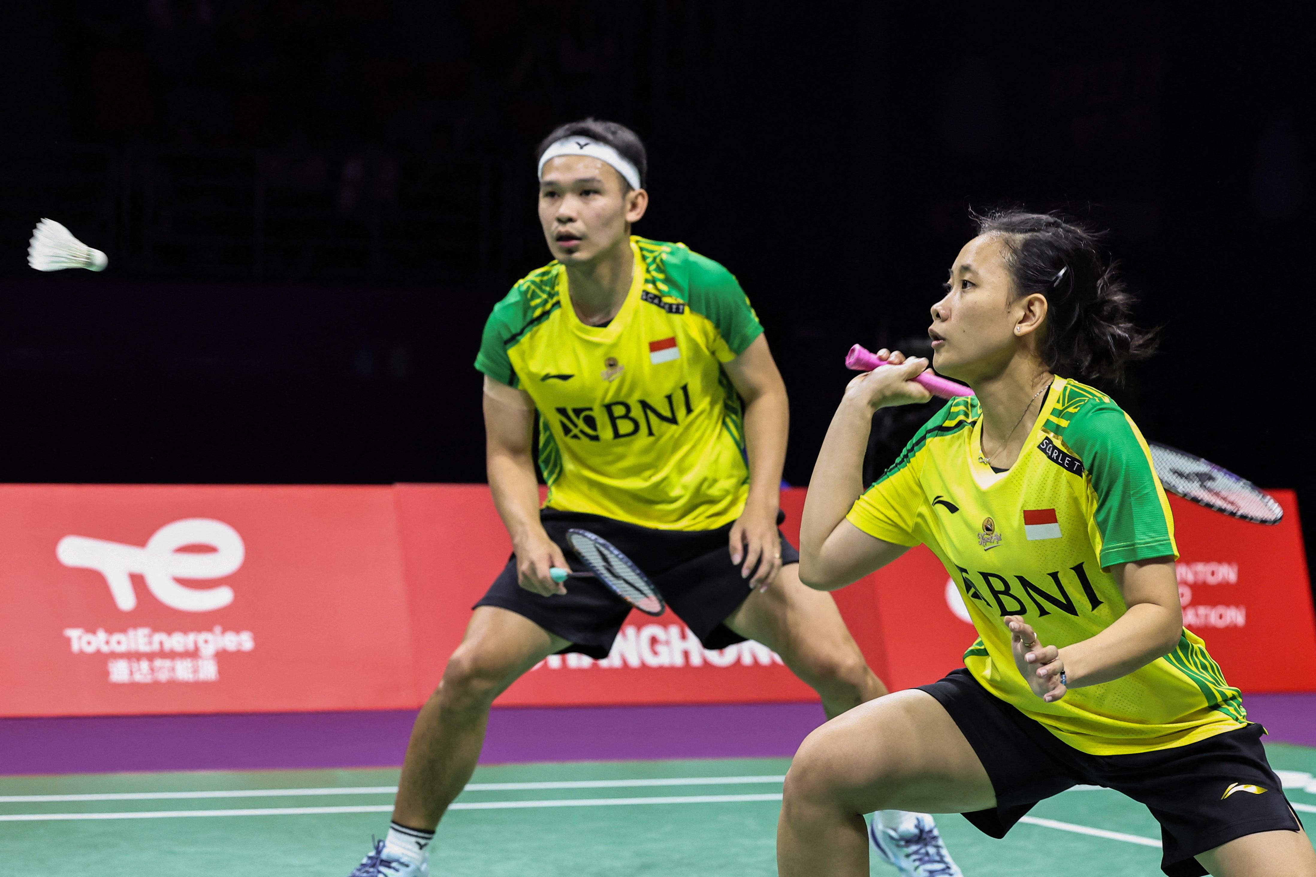 Ganda campuran Indonesia Rinov Rivaldy/Pitha Haningtyas Mentari