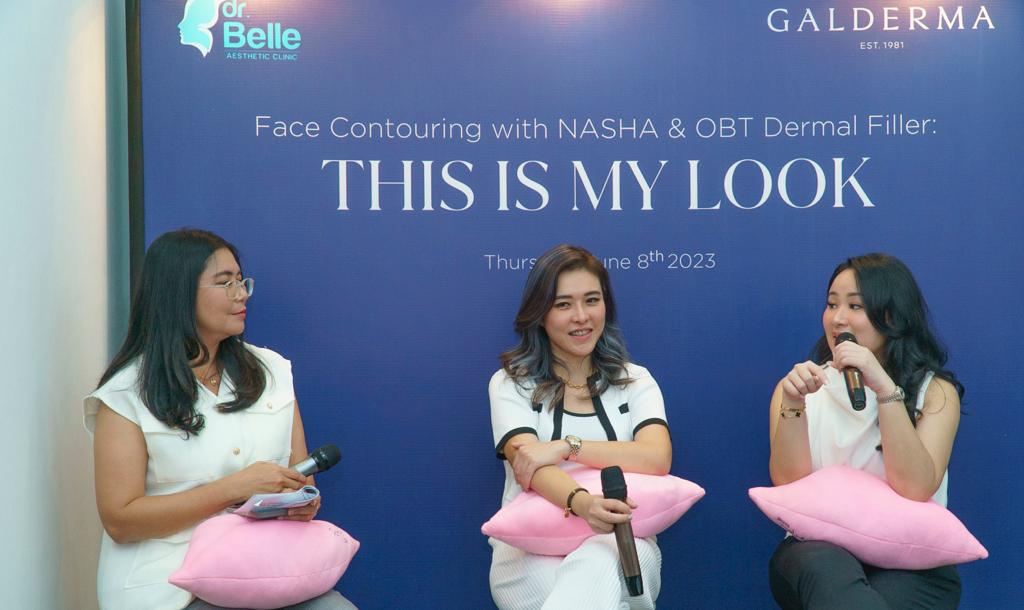 dr.Belle Aesthetic Clinic Jakarta menggelar konferensi pers mengenai filler treatment di Jakarta, Kamis (8/6).
