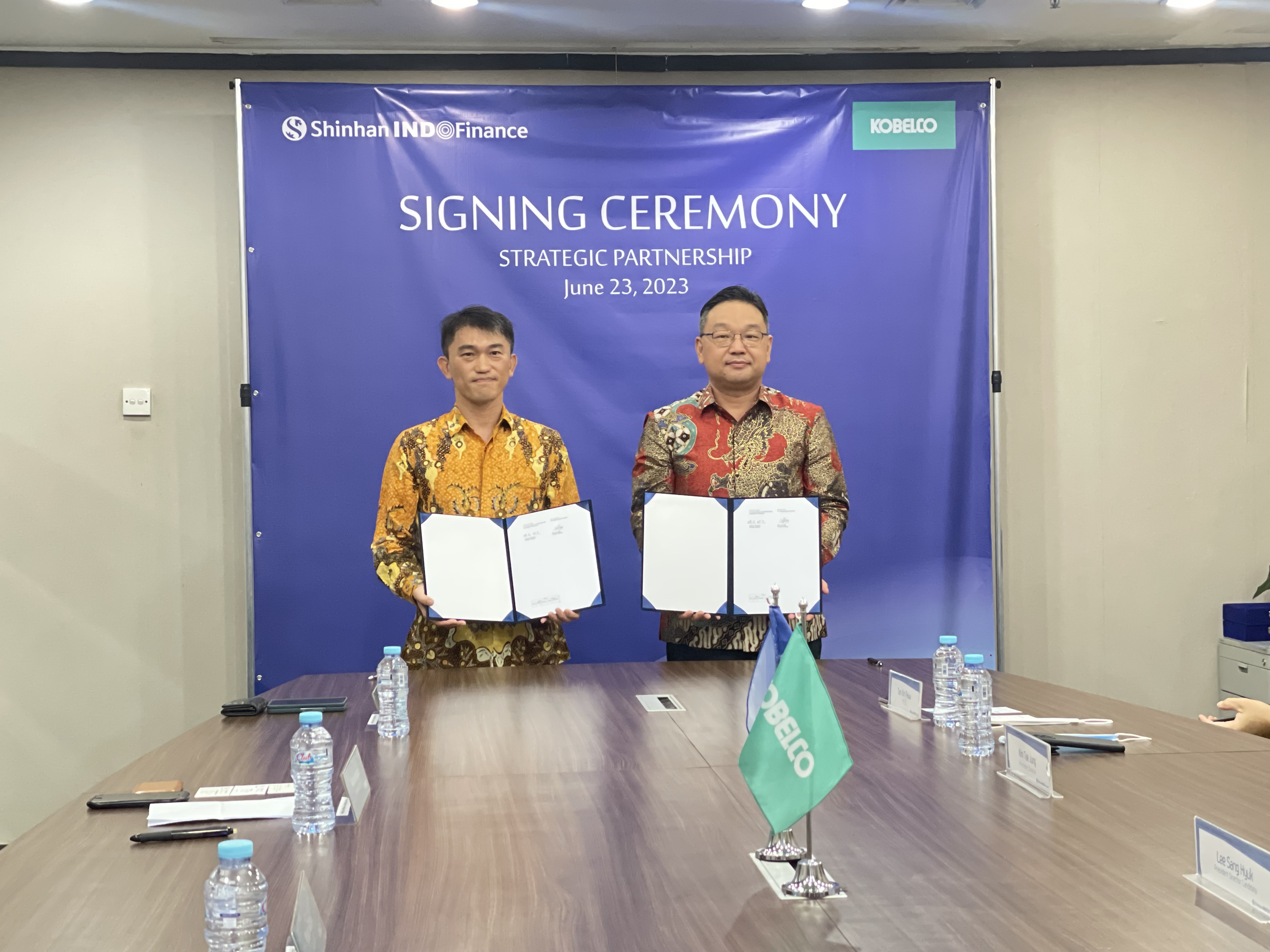 Kerja sama antara Shinhan dan Kodelco