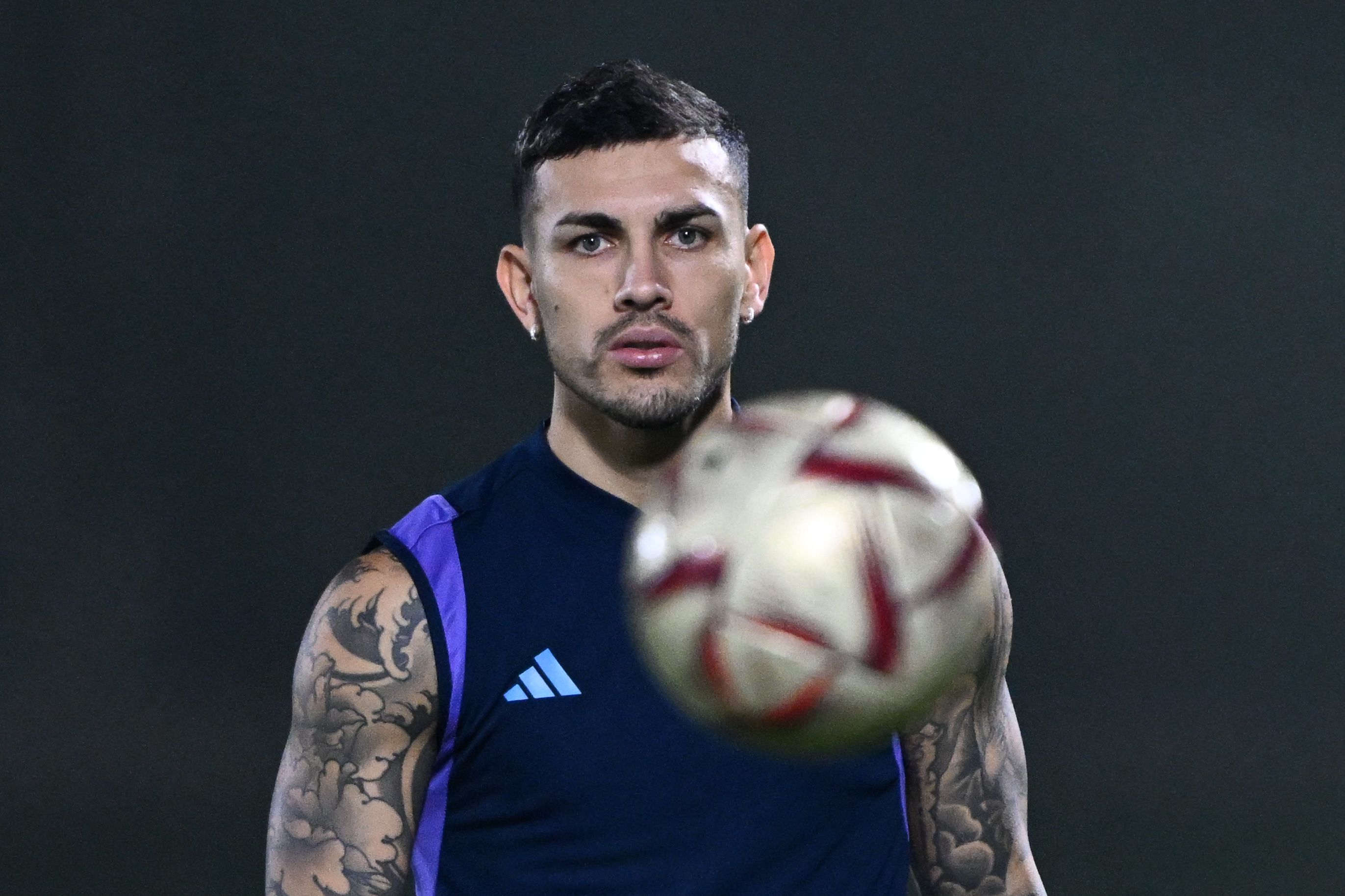 Pemain timnas Argentina Leandro Paredes. 