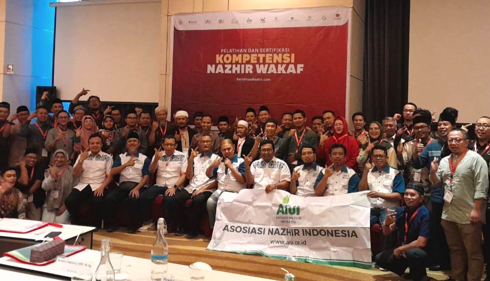 Para peserta pelatihan nadzir wakaf.