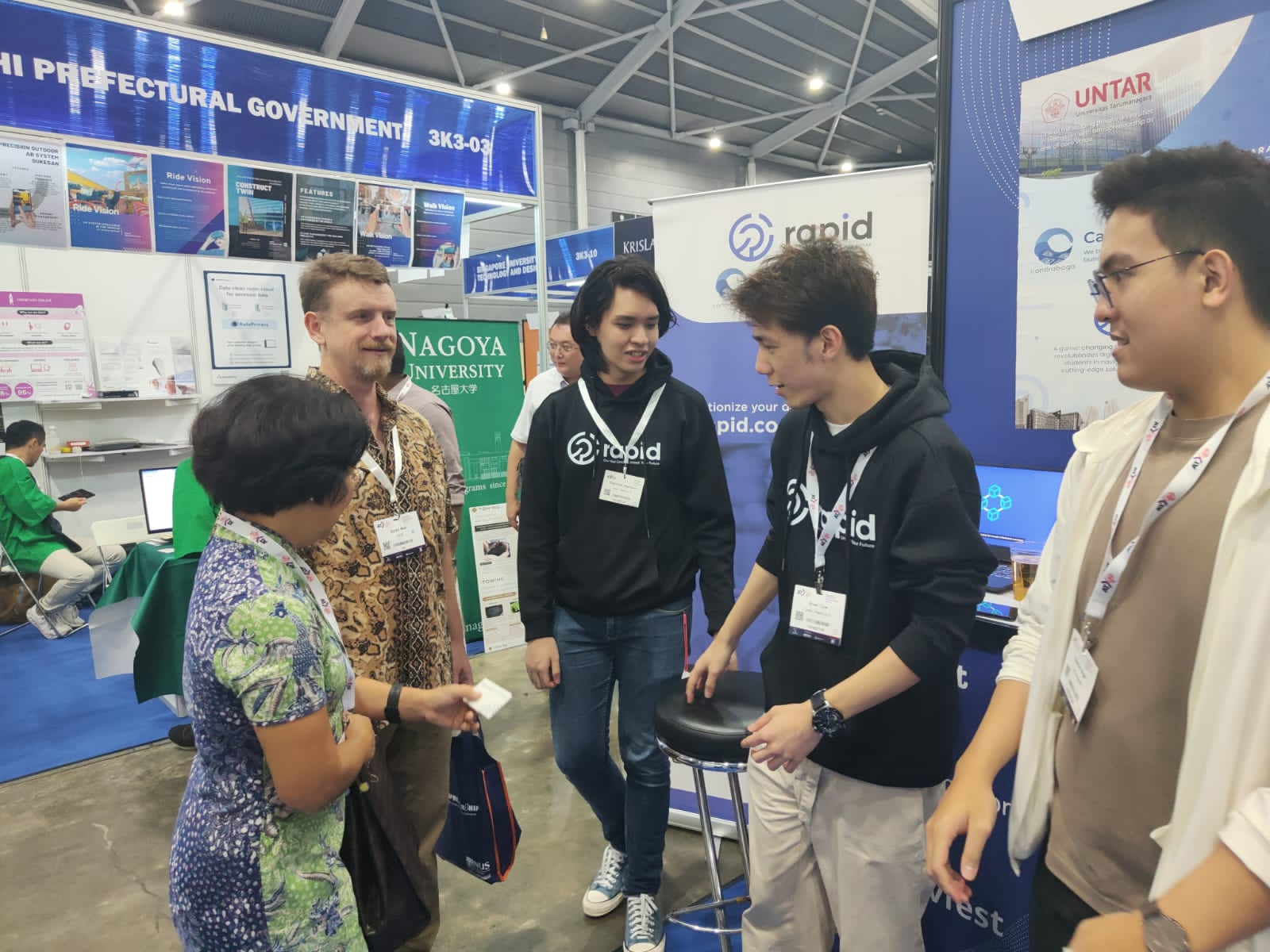 Untar  Perkenalkan Tarumanagara Enterprise di InnovFest x Elevating Founders 2023 di SIngapura