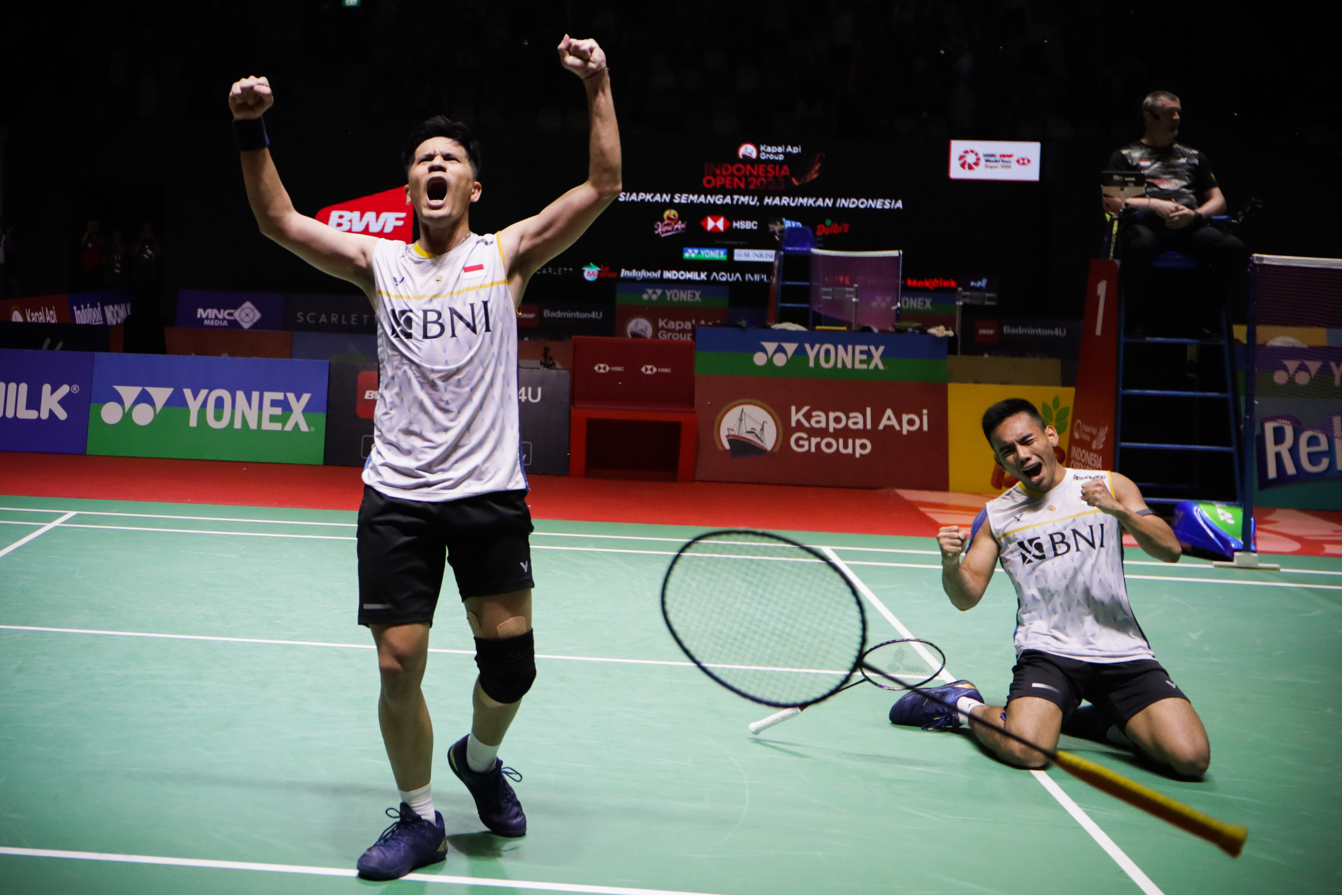 Pramudya/Yeremia Terharu Bisa Lolos ke Semifinal Indonesia Terbuka