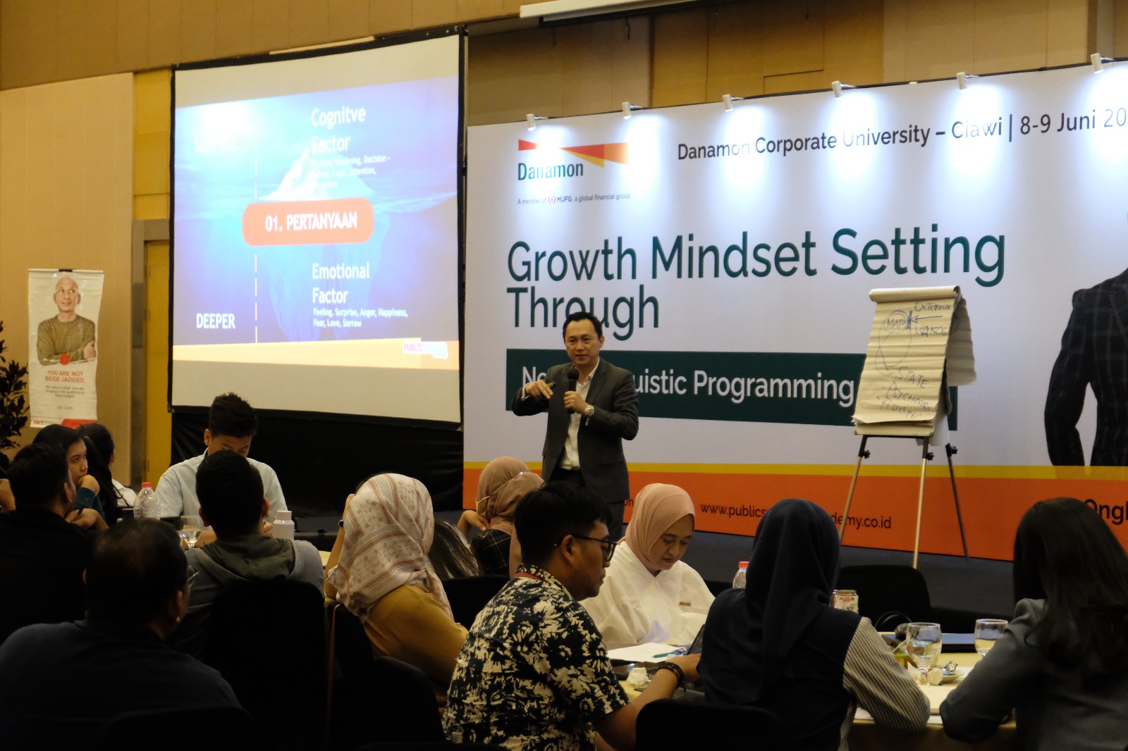 Ongky Hojanto saat memberikan motivasi