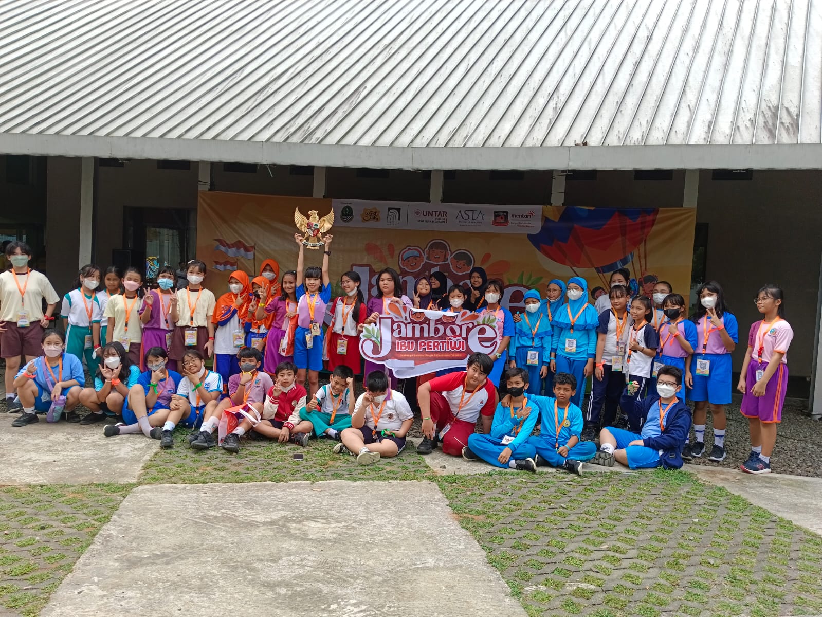 Jambore Nasional Bersama Ibu Pertiwi di Gedung Bogor Creative Center, Jawa Barat, Sabtu (3/6).