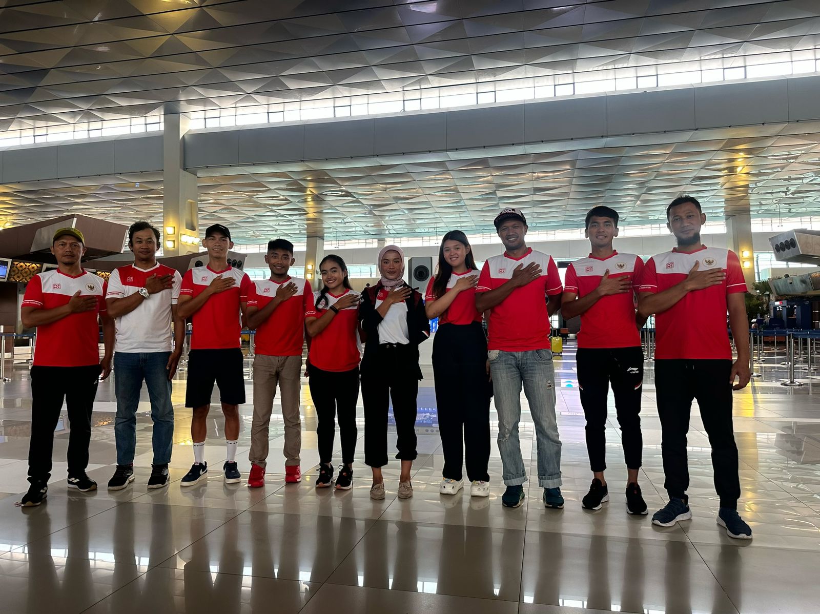 Tim balap sepeda Indonesia.