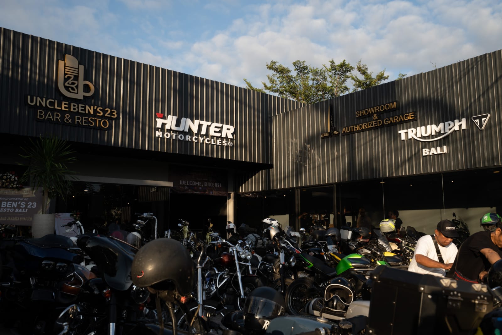 Pembukaan Uncle Ben's 23 Bali dihadiri ratusan biker dari berbagai klub motor pada 3 Juni 2023.