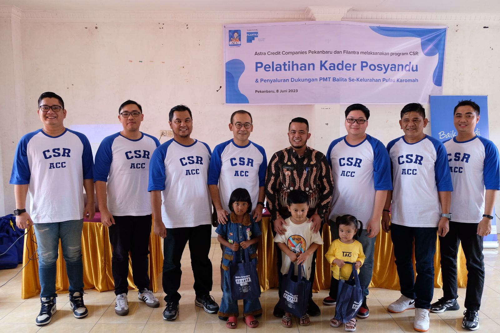 Astra Credit Companies (ACC) mengadakan pelatihan untuk kader Posyandu di Kota Pekanbaru, Riau.