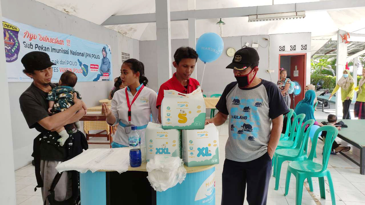 Didukung Makuku, RS Sari Asih Ciputat, bekerja sama dengan 20 Posyandu dalam penyuluhan kesehatan gratis termasuk kesehatan kulit anak.