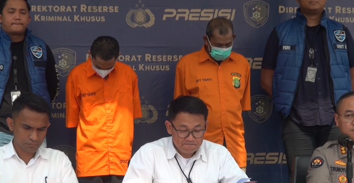 Dua Pelaku Trading Palsu Ditangkap