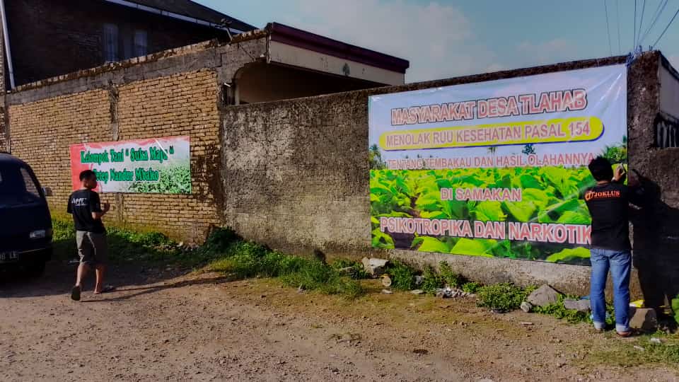 Petani Tembakau Temanggung Tolak Kunjungan ICTOH ke Desa Tlahap.