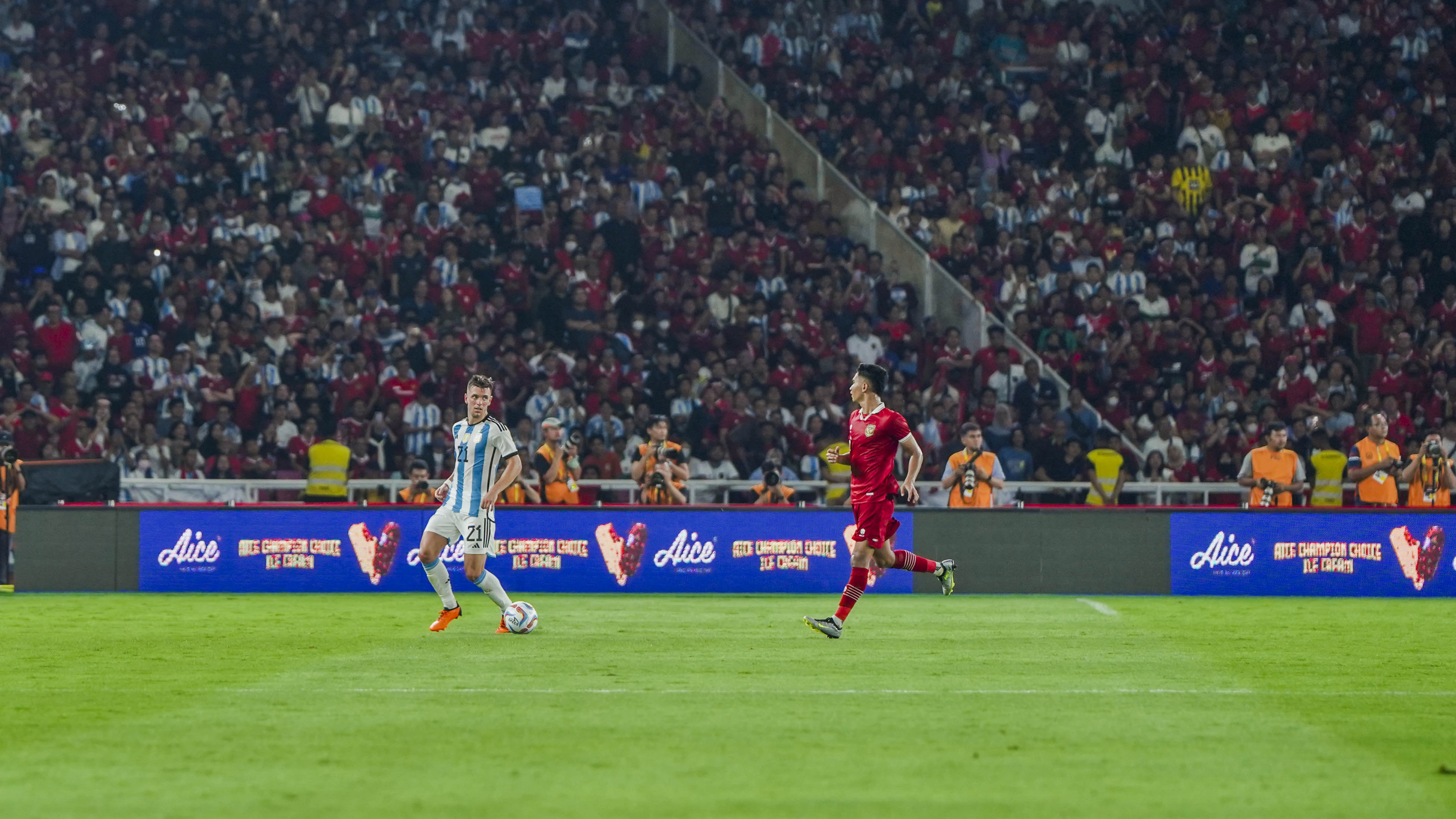 Dukungan Aice Group pada laga FIFA Match Day Indonesia vs Argentina