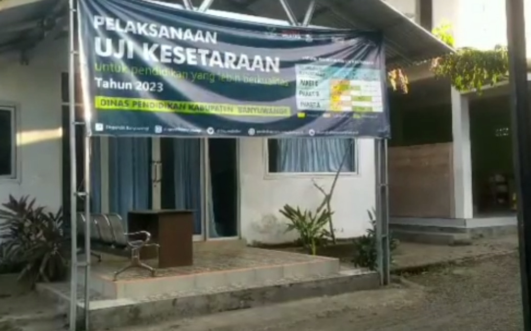 Lembaga pendidikan milik tersangka teroris di Banyuwangi, PKBM At Taubah.