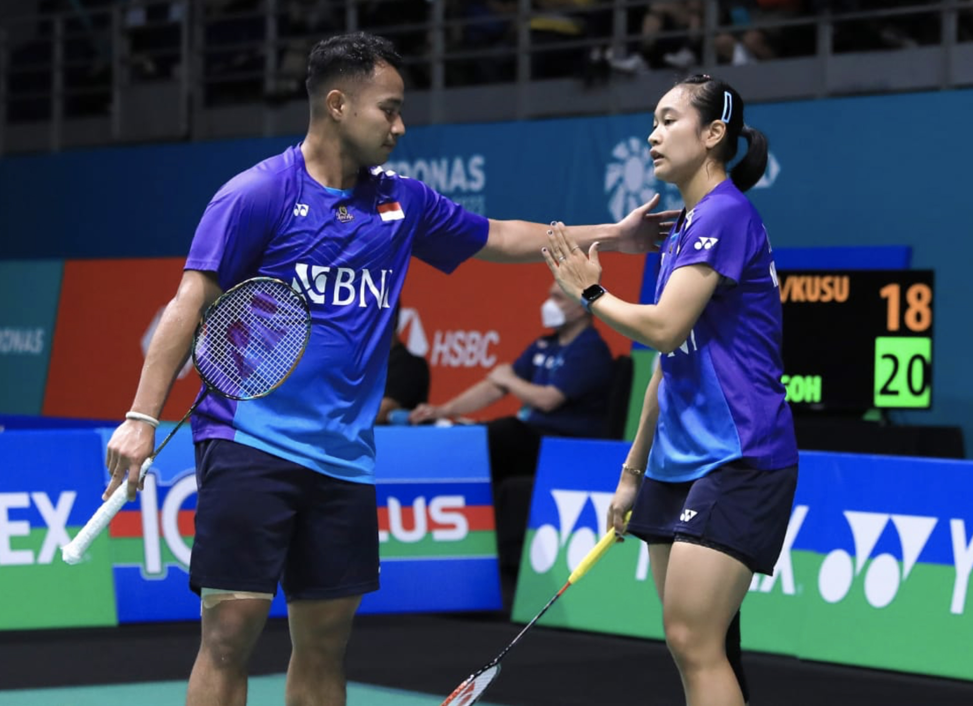 Atlet Badminton ganda campuran Rehan/Lisa terhenti di babak 16 besar