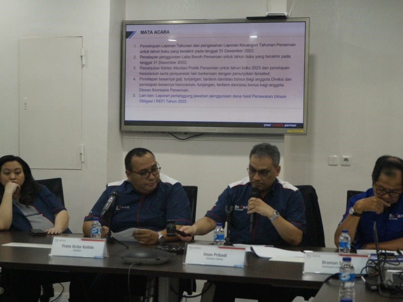 Rapat Umum Pemegang Saham Tahunan perusahaan pada 31 Mei 2023.