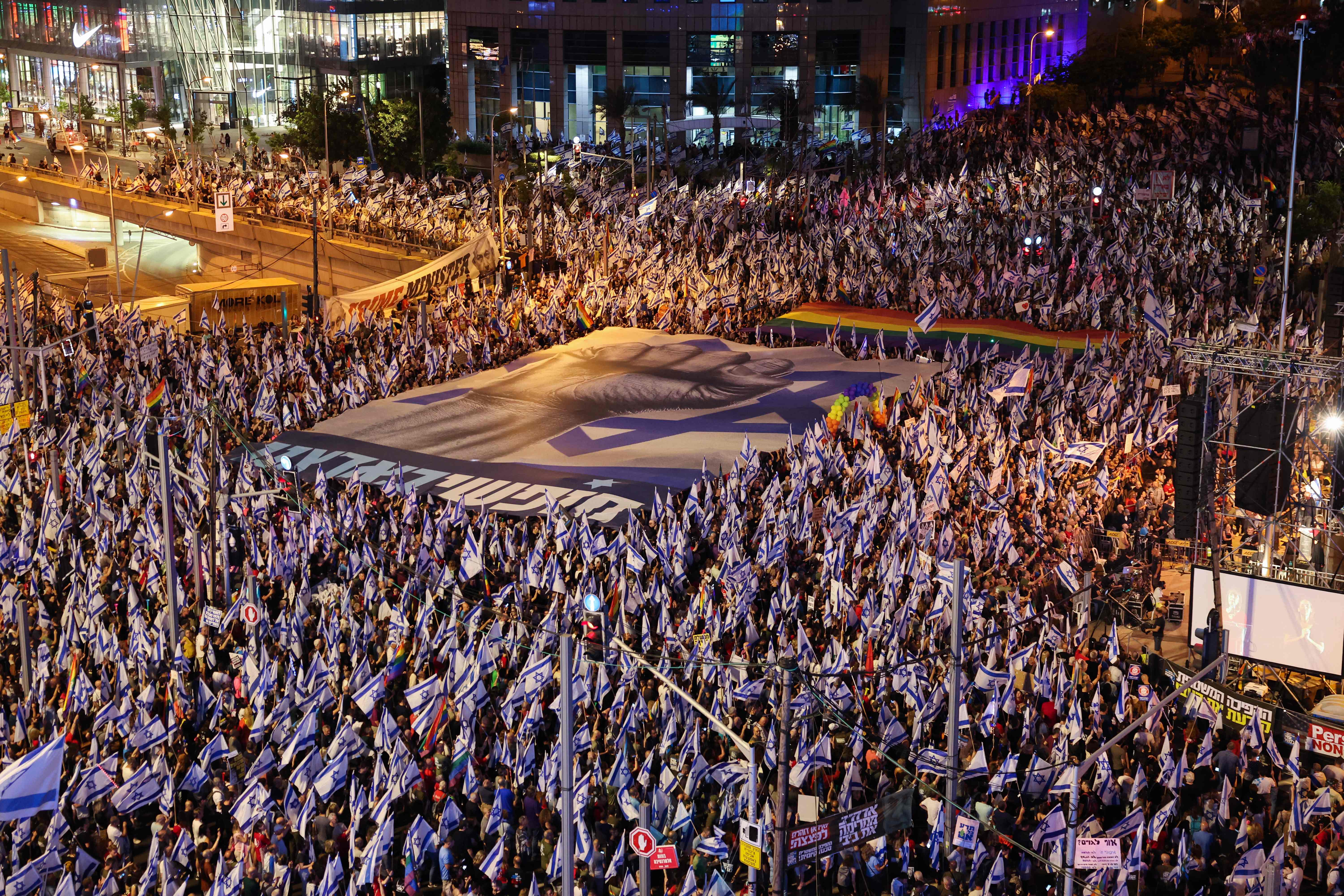 Tolak Reformasi Hukum, Warga Israel Gelar Demonstrasi