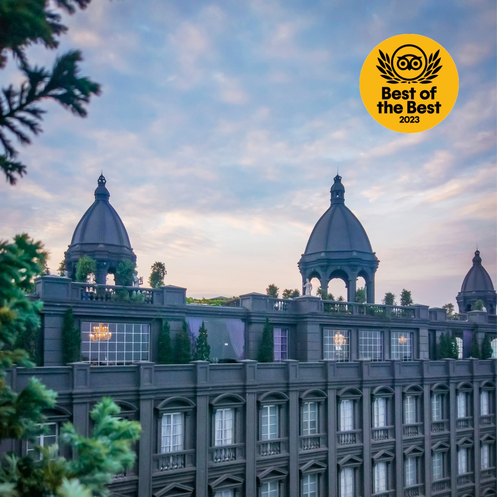  G.H.Universal Hotel Bandung mendapatkan dua penghargaan internasional dari dua kategori persembahan Tripavisor.