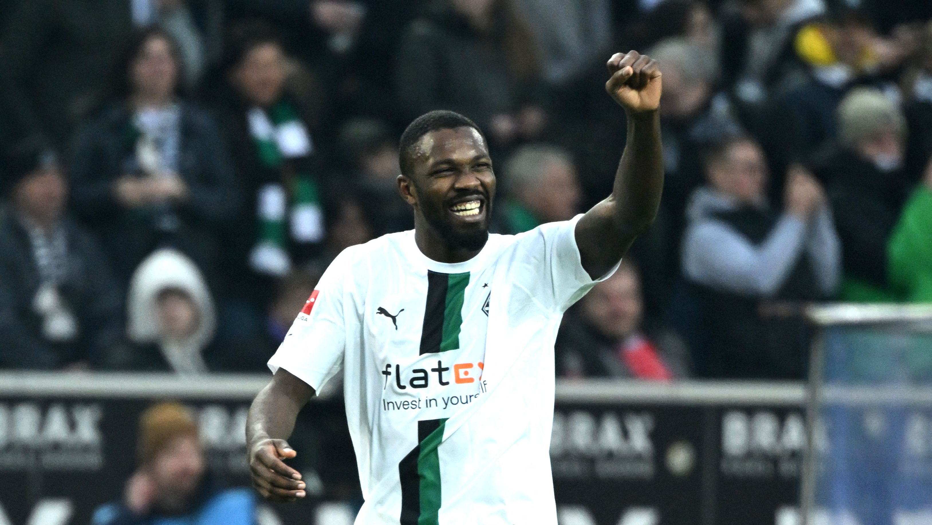 Penyerang Borussia Moenchengladbach Marcus Thuram