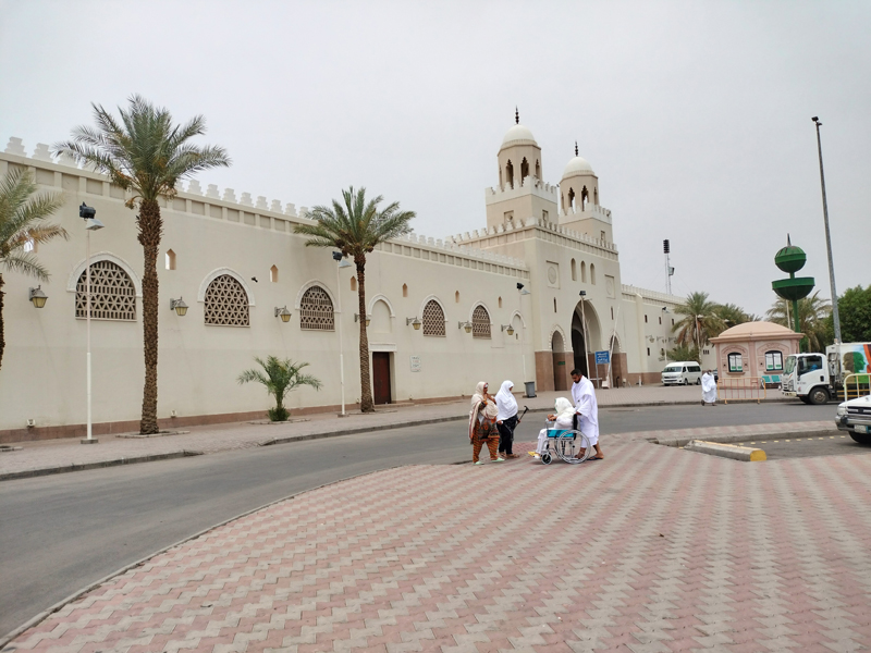 Kompleks Masjid Bir Ali, tempat jemaah haji Indonesia dari Madinah melaksanakan ihram, mulai 1 Juni.