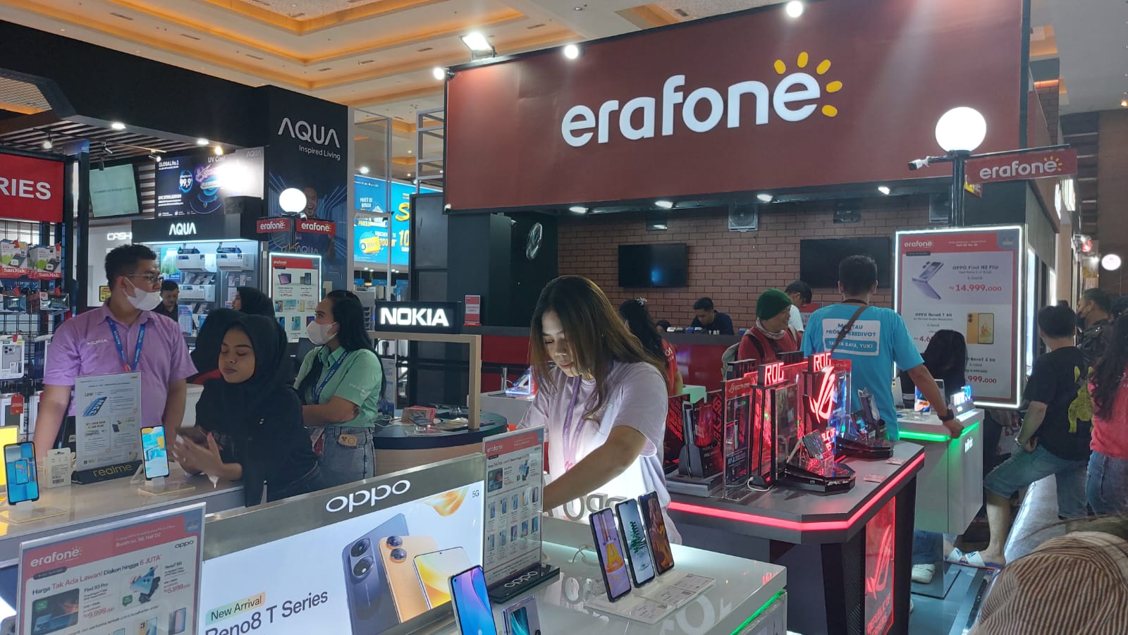 Booth Erafone di PRJ Jakarta 