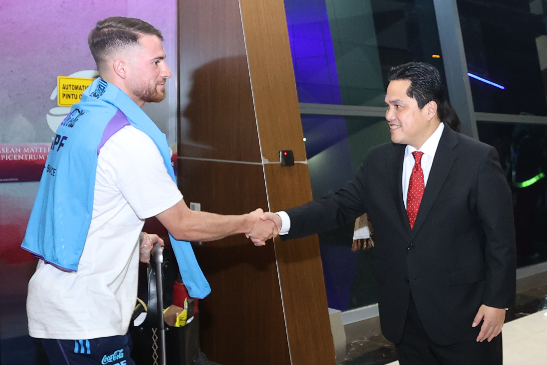 Erick Thohir Kibarkan Nasionalisme Bangsa di Laga FIFA Matchday Lawan Argentina