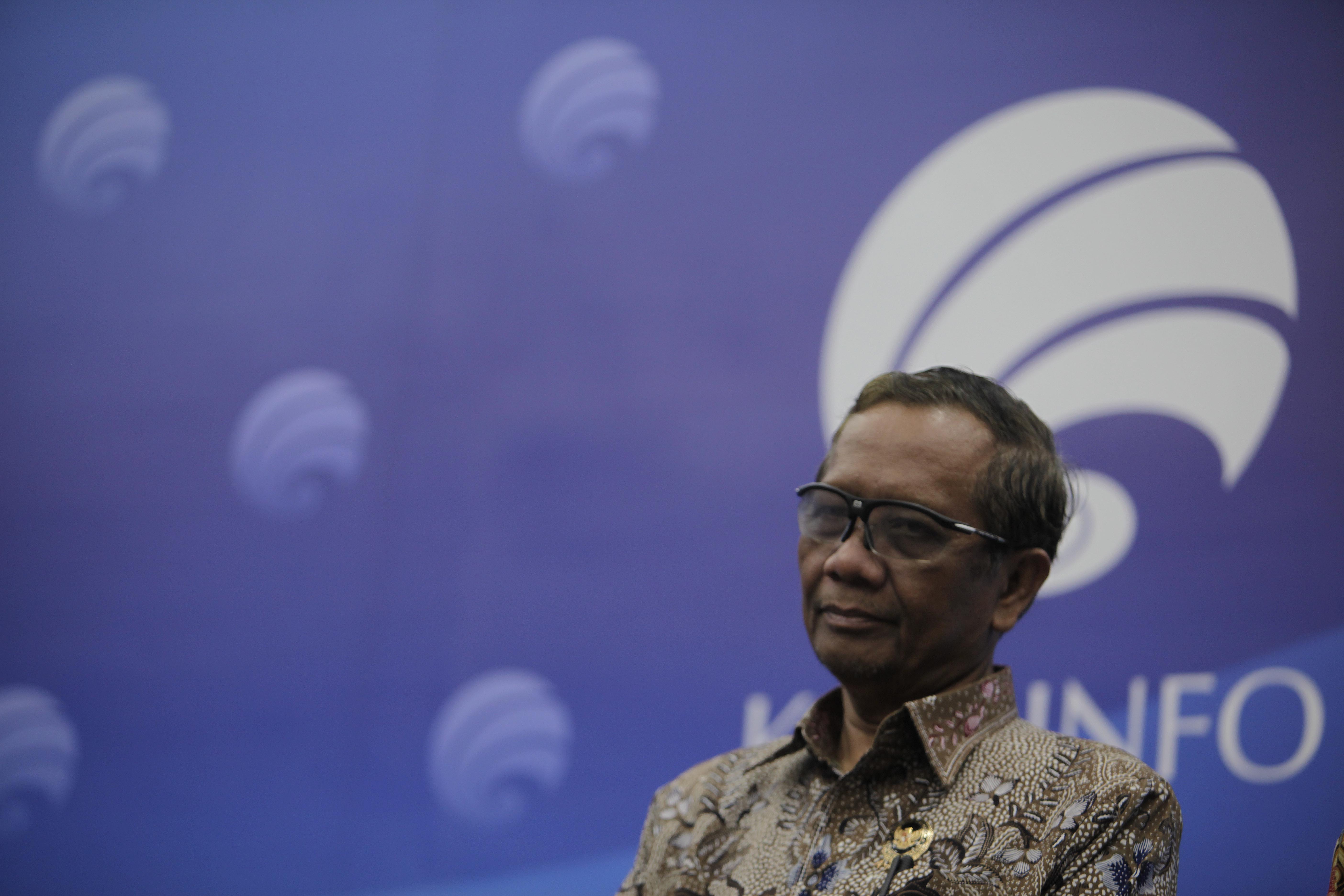 Menteri Koordinator Bidang Politik, Hukum dan Keamanan (Meko Polhukam) Mahfud MD