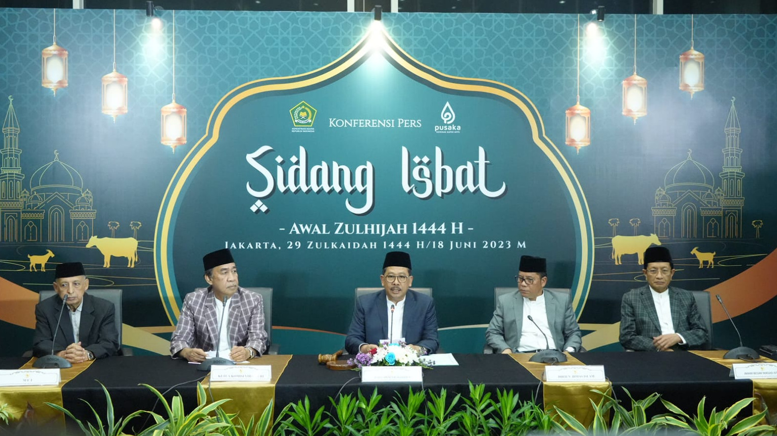 Sidang Isbat penetapan Hari Raya Idul Adha 1444 Hijriah