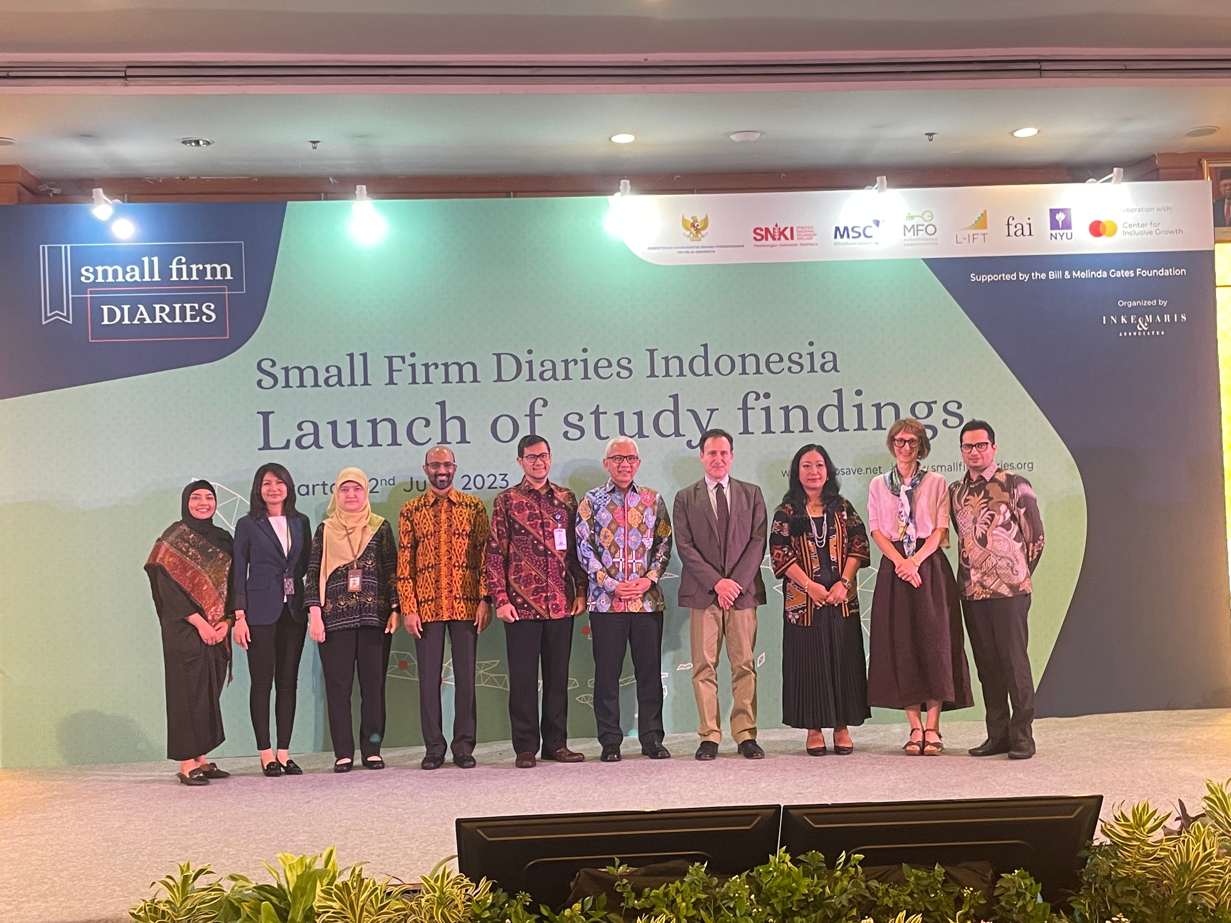 Peluncuran Hasil Studi Small Firm Diaries Indonesia pada Kamis (22/6)