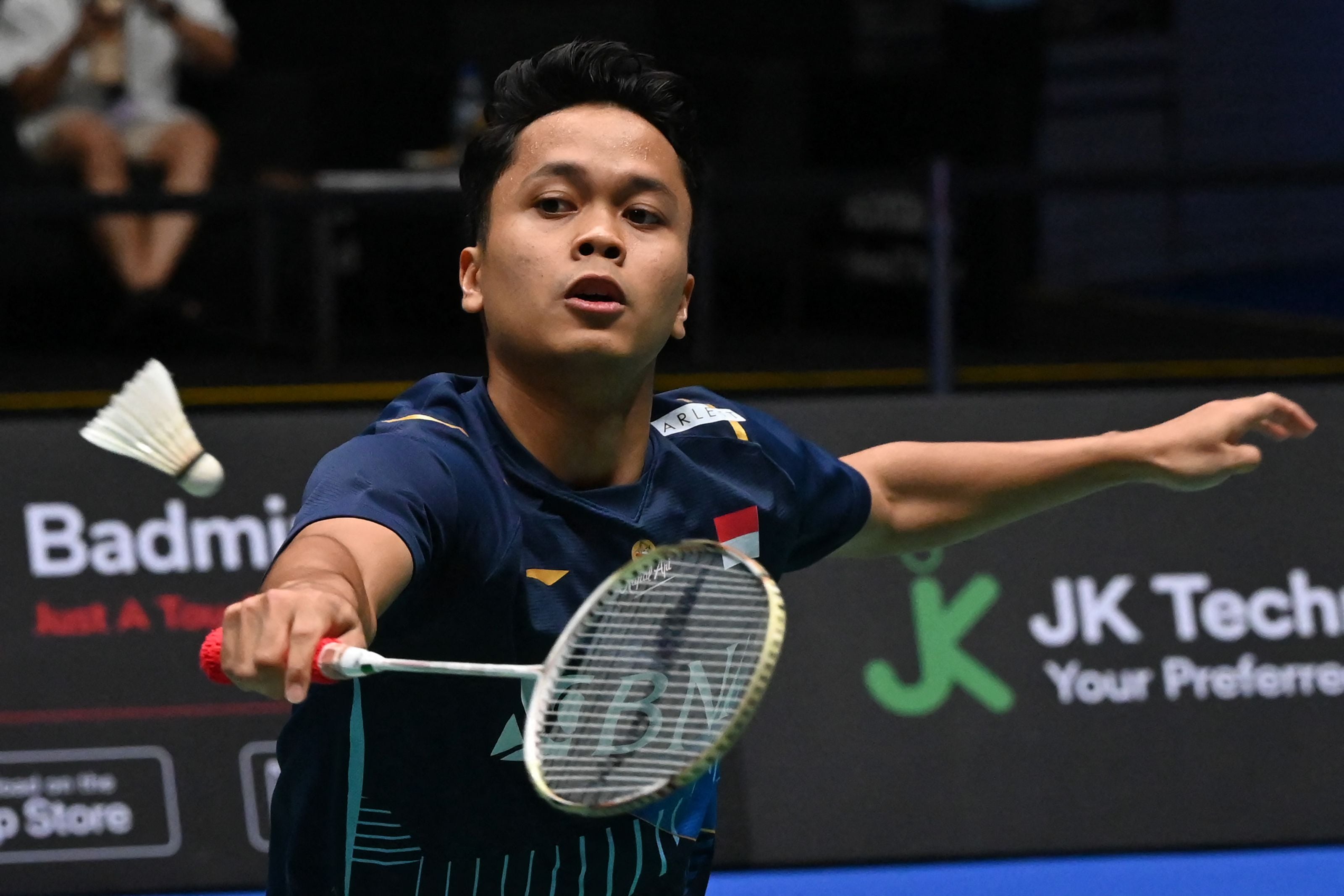 Juara Singapore Open 2023 Anthony Sinisuka Ginting menjadi salah satu tunggal putra yang diturunkan pada laga Indonesia Open 2023..