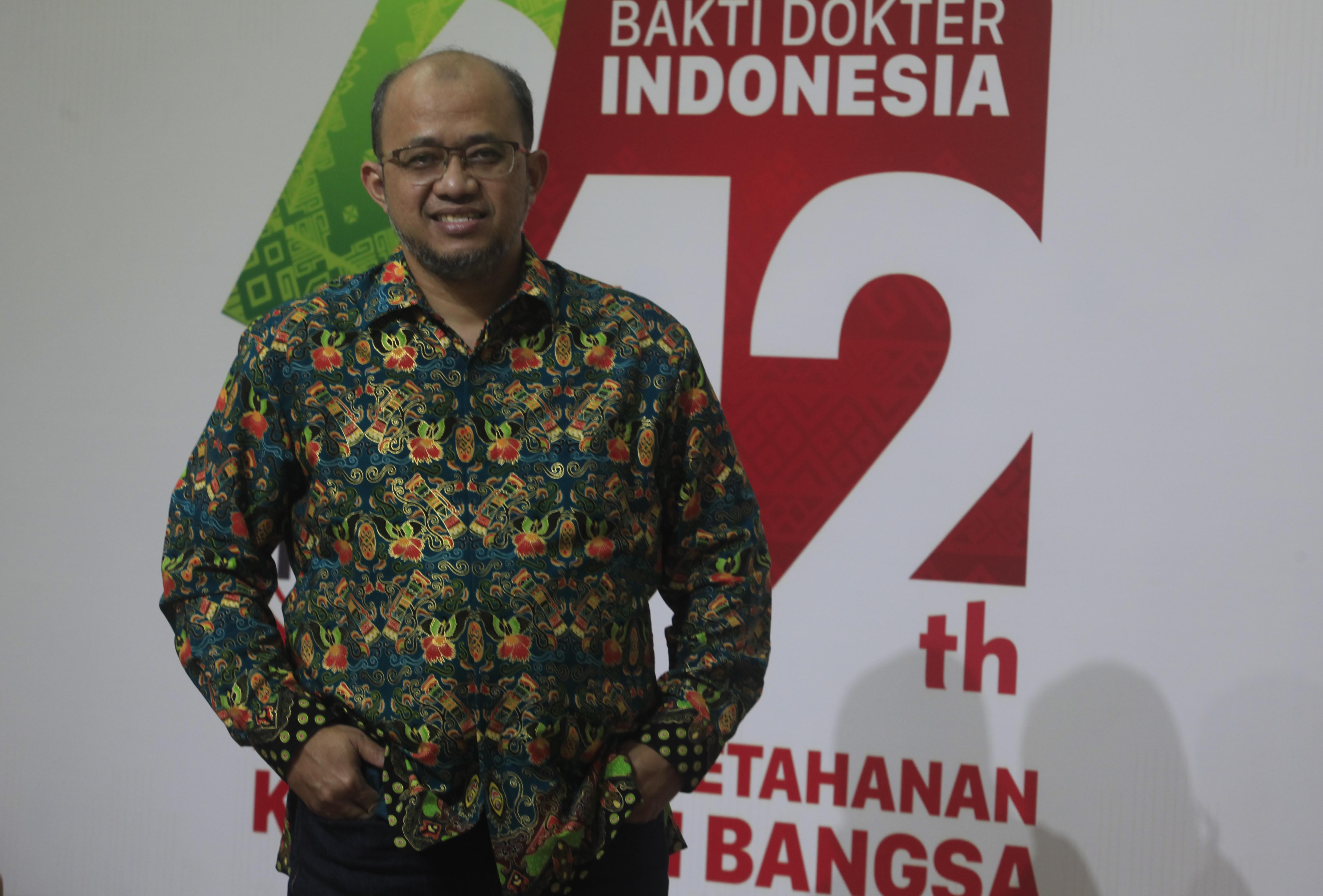 Ketua Umum Pengurus Besar Ikatan Dokter Indonesia Adib Khumaidi.