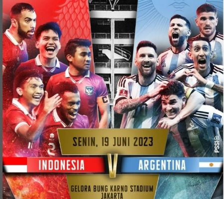 Ilustrasi: Timnas Indonesia vs Argentina