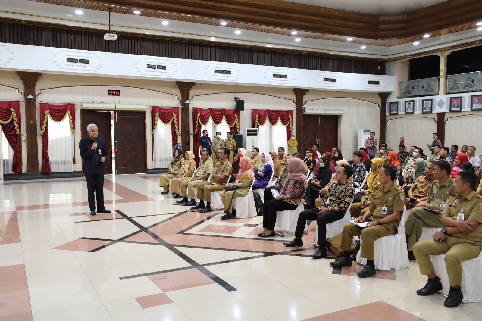 Gubernur Jateng Ganjar Pranowo menjadi mentor dalam Diklat APIP se-Jateng