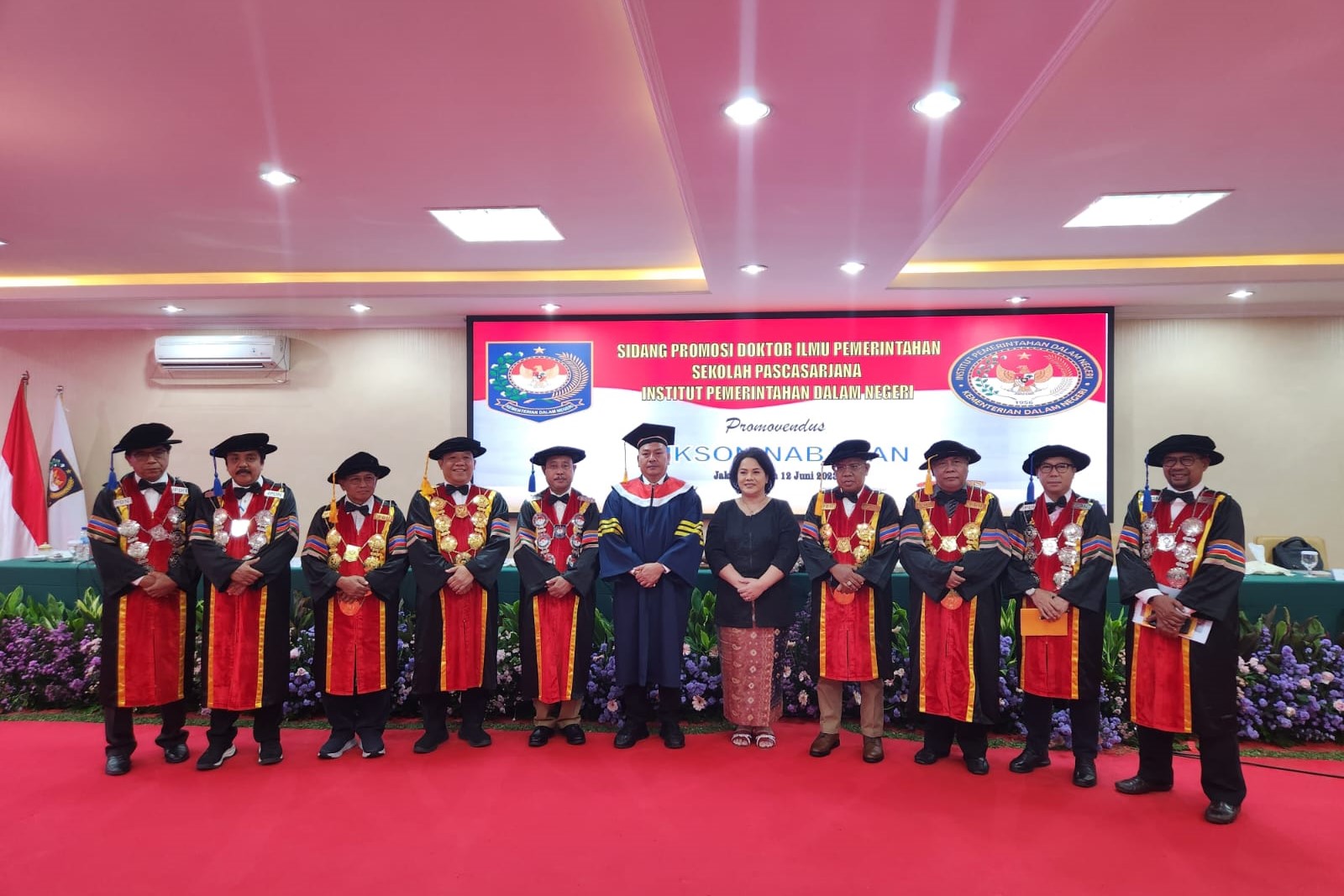 Sidang disertasi Nikson Nababan.