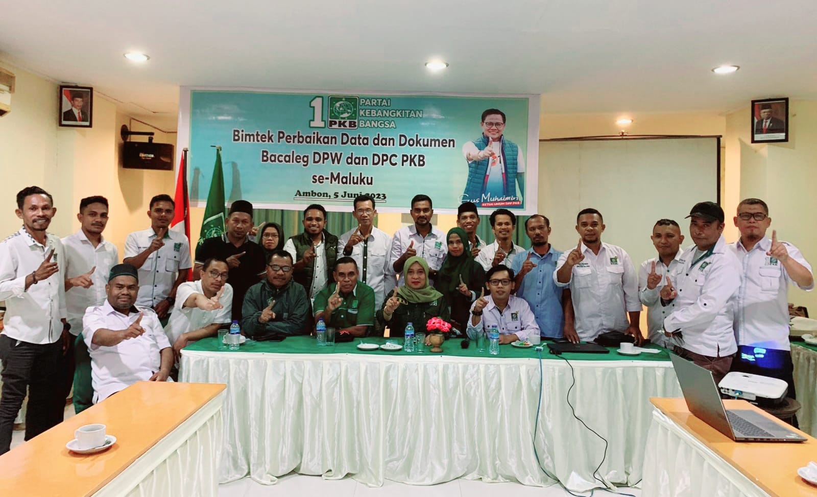 DPW PKB Maluku menggelar Bimtek Perbaikan Data dan Dokuman Bacaleg DPW dan DPC PKB se-Maluku di Ambon, Maluku.